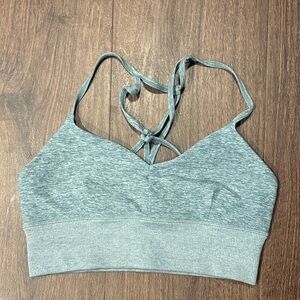 ALO Yoga Heather Gray Sports Bra